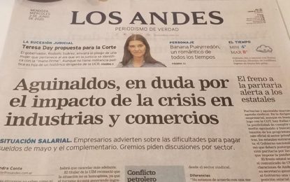 Diario Los Andes muta a formato tabloide