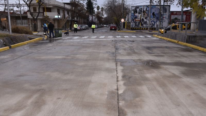 Quedó habilitada la intersección de San Juan y Brasil