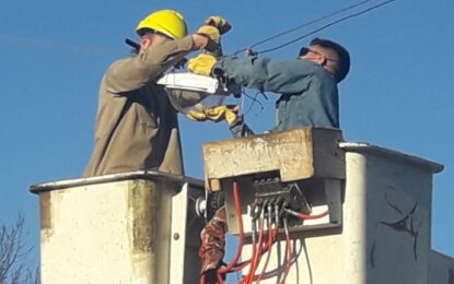 San Martin repara un promedio de 60 luminarias por semana