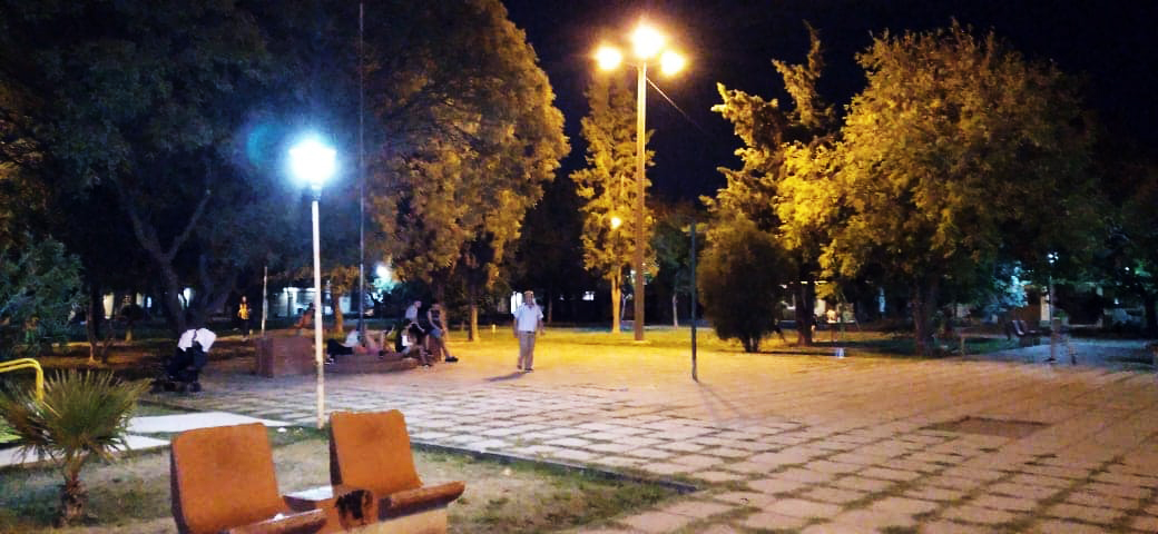 Mas luces Led en plazas de San Rafael