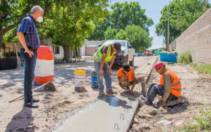 Avanzan obras de urbanización en San Martín