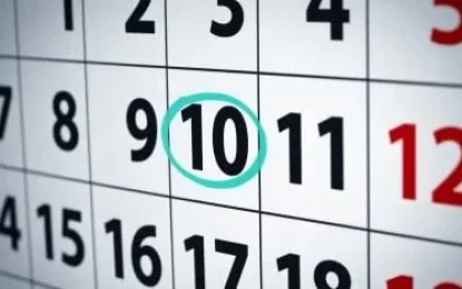 El almanaque 10 de septiembre