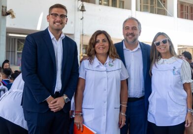 Stevanato participó en Maipú del comienzo del ciclo lectivo 2026